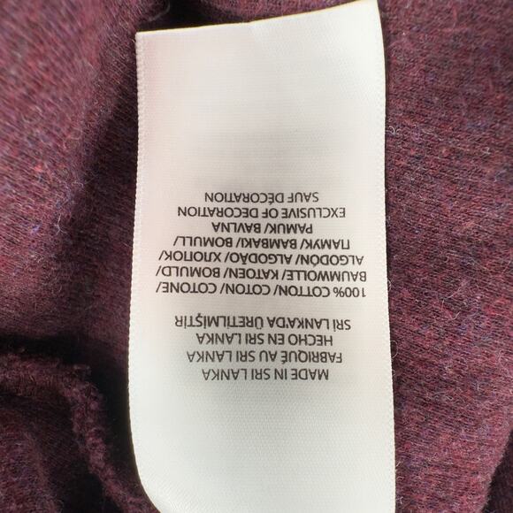 Polo Ralph Lauren Quarter Zip Pullover XXL Burgundy Cotton Knit Sweater - Picture 5 of 6